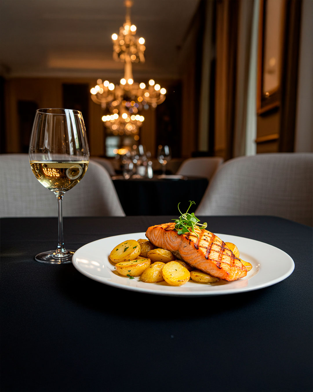 Salão interno de eventos